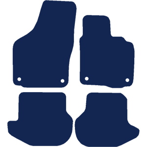 Volkswagen Eos 2006-2014 (round fixings) Car Mats