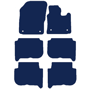 Volkswagen Touran 7 seat 2007-2010 Car Mats