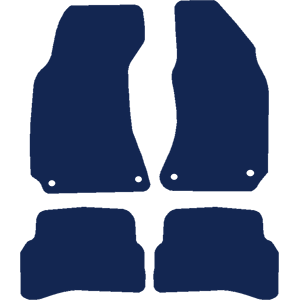 Volkswagen Passat 2000-2005 (4 oval clips) Car Mats