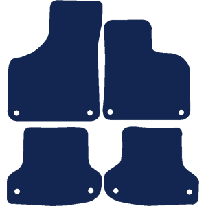 Audi A3 & S3 Hatchback 3dr & 5dr 2003-2012 (8 Clips) Car Mats