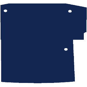 Citroen Nemo Van 2008-2018 Van Rear Load Mat (when ply lined)