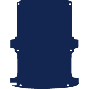 Volkswagen Transporter T5 LWB Van 2004-2015 Van Rear Load Mat (twin door)