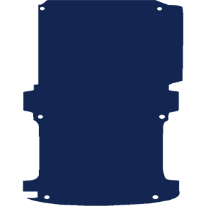 Volkswagen Transporter T5 LWB Van 2004-2015 Van Rear Load Mat (single door)