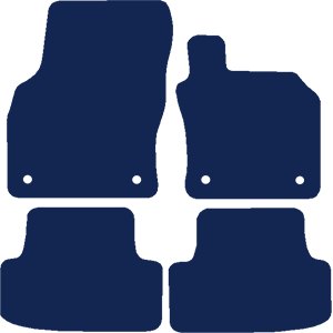 Audi A3 & S3 Hatchback 3dr 2012-2020 (4 Clips) Car Mats