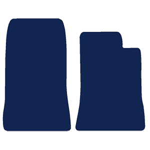 Morgan 4-4 1935-2020 Car Mats // Black Grand, Black Trim, Carpet Heelpad