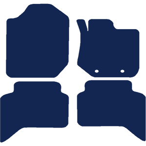 Ford Ranger Wildtrax 2012-2022 Double Cab Car Mats