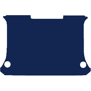 Ford Transit Connect Van 2002-2014 Van Rear Load Mat (when rear seats fitted)