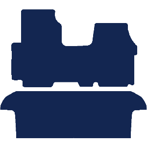 Vauxhall Vivaro Van 2001-2014 Van Mats (with rear bench seat)
