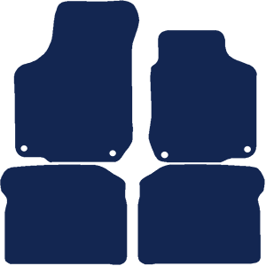 Volkswagen Beetle 1999-2005 (4 round Clips) Car Mats