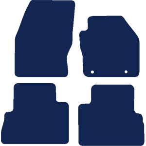 Ford C Max (round clips) 2013-2015 Car Mats