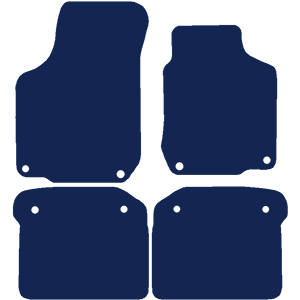 Volkswagen Golf Mk4 R32 1997-2004 (8 round clips) Car Mats