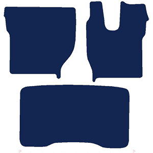 Volvo FH Euro 6 2014-2019 Truck Mats (3 piece)