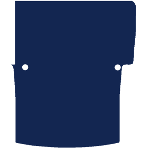 Volkswagen Caddy SWB L1 Van 2004-2010 Van Rear Load Mat (single side door)