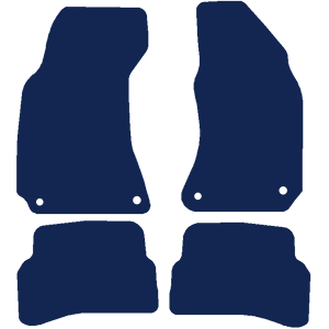 Volkswagen Passat 2000-2005 (4 round clips) Car Mats