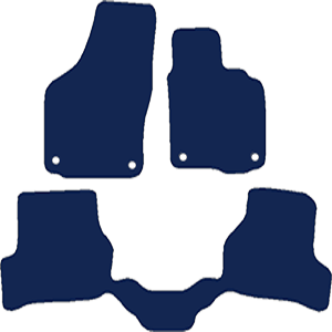 Skoda Octavia Estate & Hatchback Taxi (4 clips) 2008-2013 Car Mats