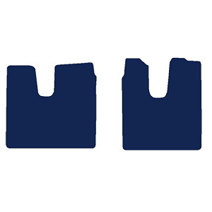 MAN TGX Euro 6 2012-2018 Truck Mats (2 piece)
