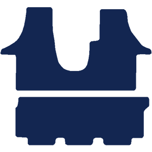 Volkswagen Transporter T6 Kombi Van 2015-2019 Van Mats (twin side door, bench rear)