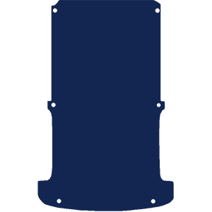 Volkswagen Transporter T5 SWB Van 2004-2015 Van Rear Load Mat (twin door)
