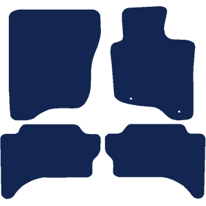 Mitsubishi L200 Double Cab 2015+ Car Mats (stepped edge)