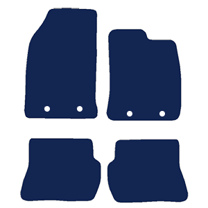 Ford Fiesta Mk6 2002-2008 (four clips) Car Mats