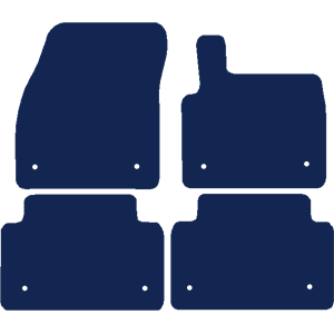 Land Rover Range Rover Evoque Manual 2019+ Car Mats (8 clips)