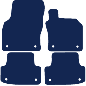 Audi A3 & S3 Hatchback 3dr 2012-2020 (8 Clips) Car Mats