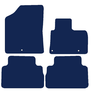 Hyundai Santa Fe PHEV 2021-2024 (driver clip space 34cm) 5 seat Car Mats