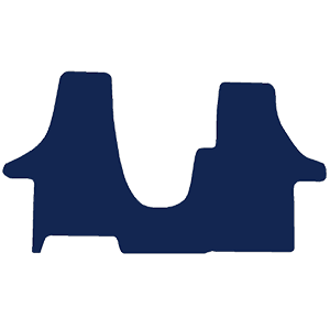 Volkswagen Transporter T5 Twin Swivel Passenger Van 2011-2015 Van Mats
