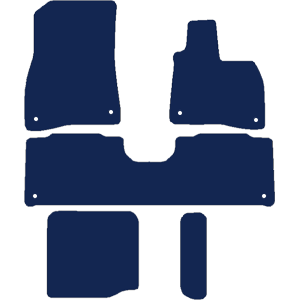 Mercedes EQS SUV 7 Seat 2021+ Car Mats